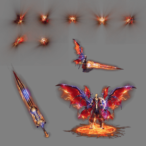 996引擎专用剑甲首饰全套装备系列764