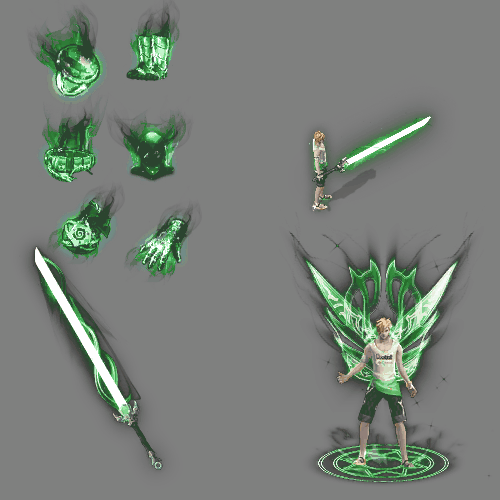 996引擎专用剑甲首饰全套装备系列771