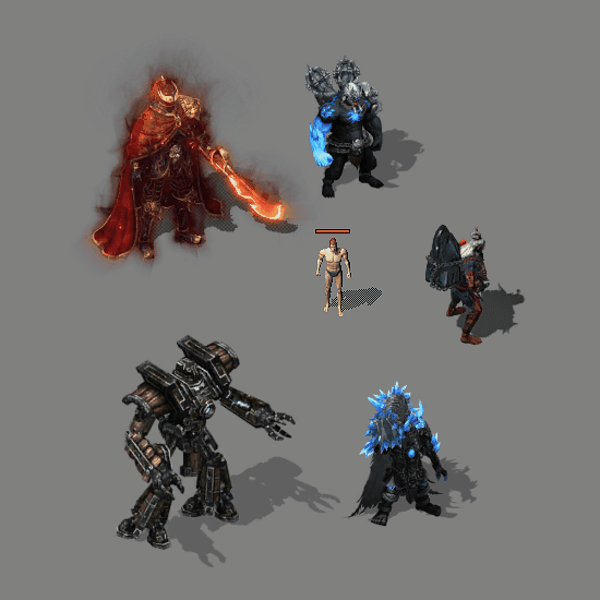 传奇通用怪物小怪系列456