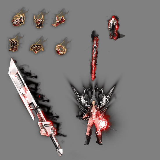 996引擎专用剑甲首饰全套装备系列785