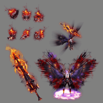 996引擎专用剑甲首饰全套装备系列797