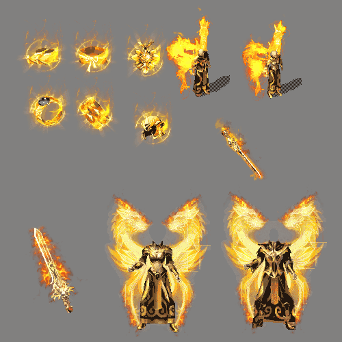 996引擎专用剑甲首饰全套装备系列810