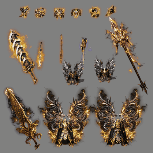 996引擎专用剑甲首饰全套装备系列812