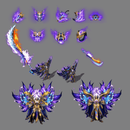 996引擎专用剑甲首饰全套装备系列814