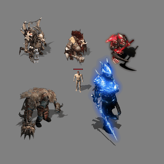 传奇通用怪物小怪系列500