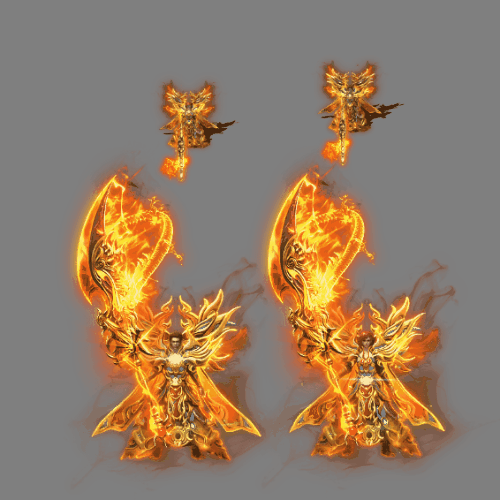 传奇通用男女一体时装装备系列0267