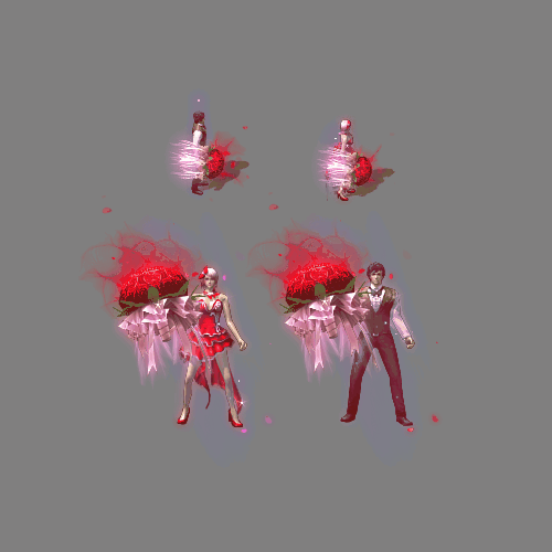 传奇通用男女一体时装装备系列0274