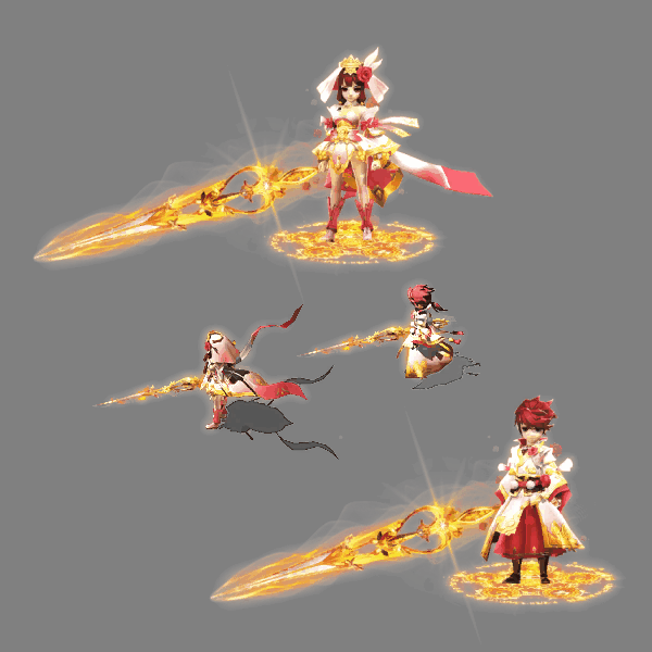 传奇通用男女一体时装装备系列0275