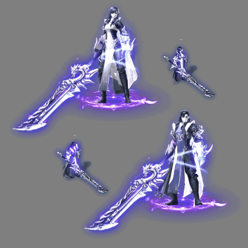 传奇通用男女一体时装装备系列0287