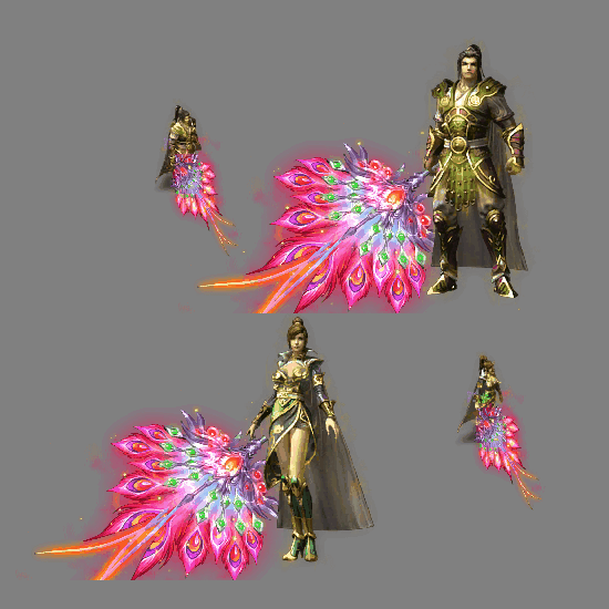 传奇通用男女一体时装装备系列0293