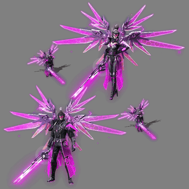 传奇通用男女一体时装装备系列0294