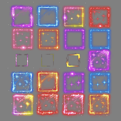 首饰内观特效框系列0335