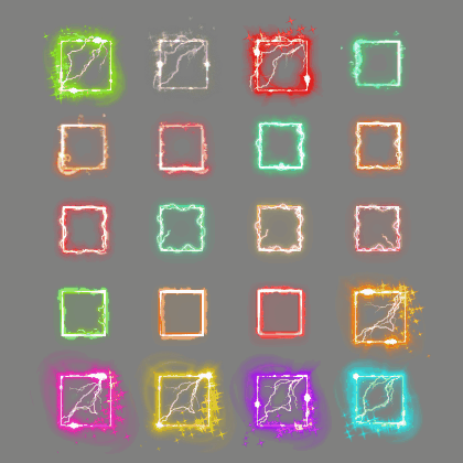 首饰内观特效框系列0336