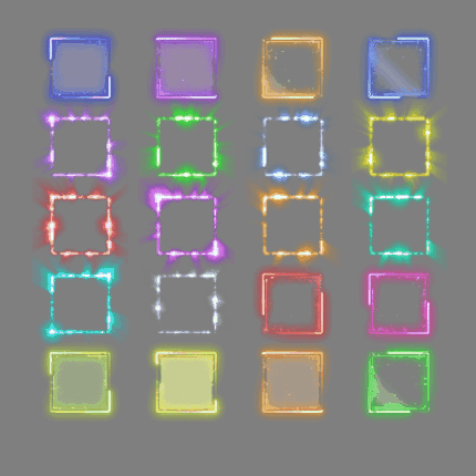 首饰内观特效框系列0350