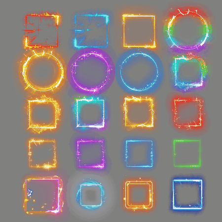 首饰内观特效框系列0357