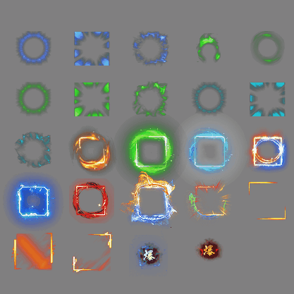 首饰内观特效框系列0368