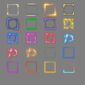 首饰内观特效框系列0374