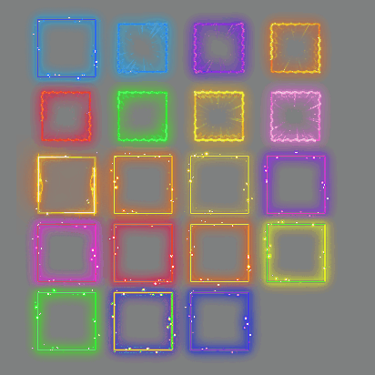 首饰内观特效框系列0391