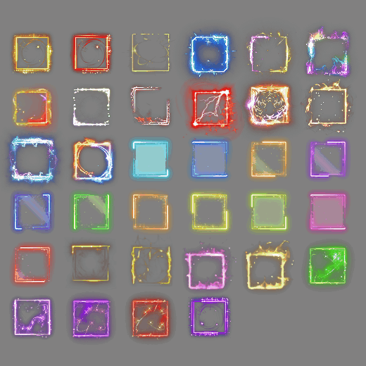 首饰内观特效框系列0392