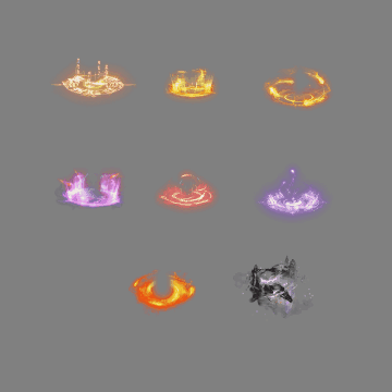 魂环光圈特效系列0257