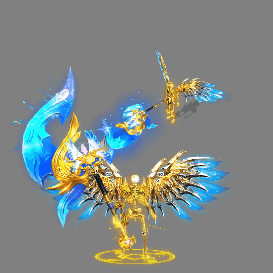 996引擎专用骷髅一体时装装备系列0015