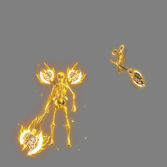 996引擎专用骷髅一体时装装备系列0019