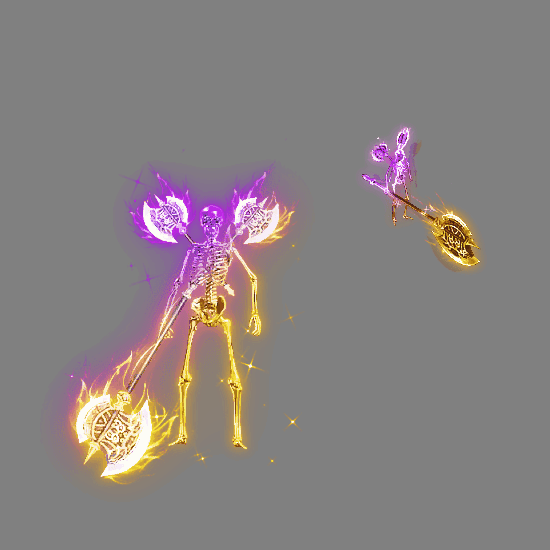 996引擎专用骷髅一体时装装备系列0023