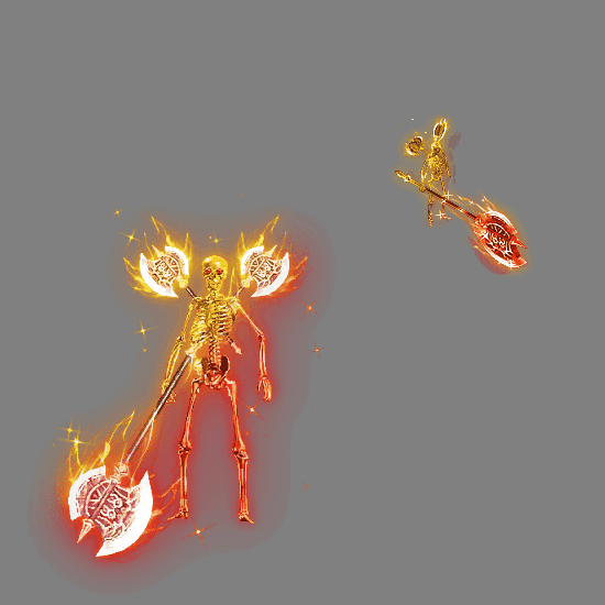 996引擎专用骷髅一体时装装备系列0024