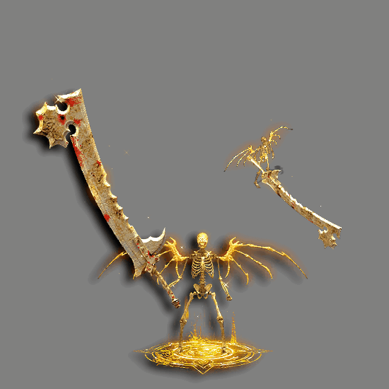 996引擎专用骷髅一体时装装备系列0026