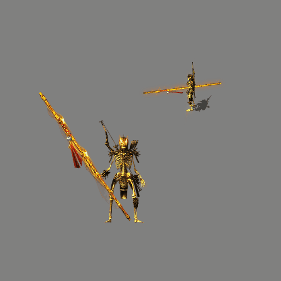 996引擎专用骷髅一体时装装备系列0029