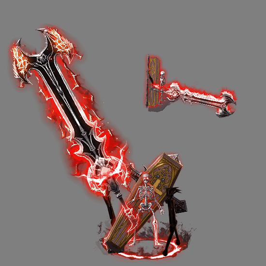 996引擎专用骷髅一体时装装备系列0042