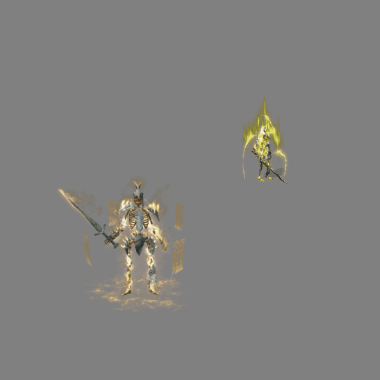 996引擎专用骷髅一体时装装备系列0043