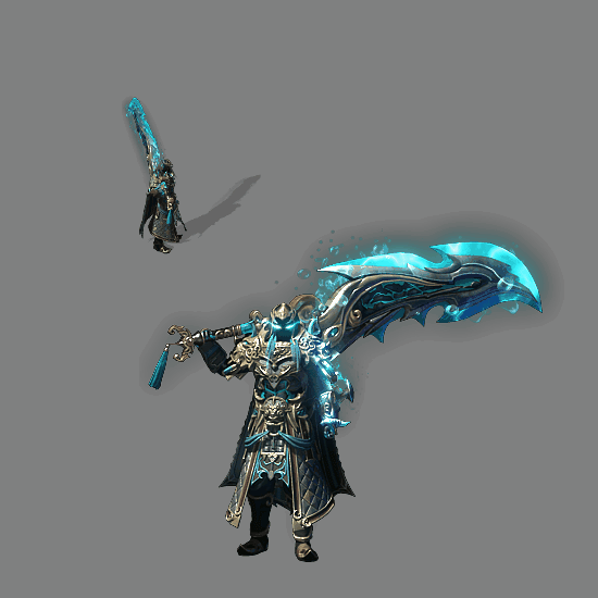 996引擎专用骷髅一体时装装备系列0045