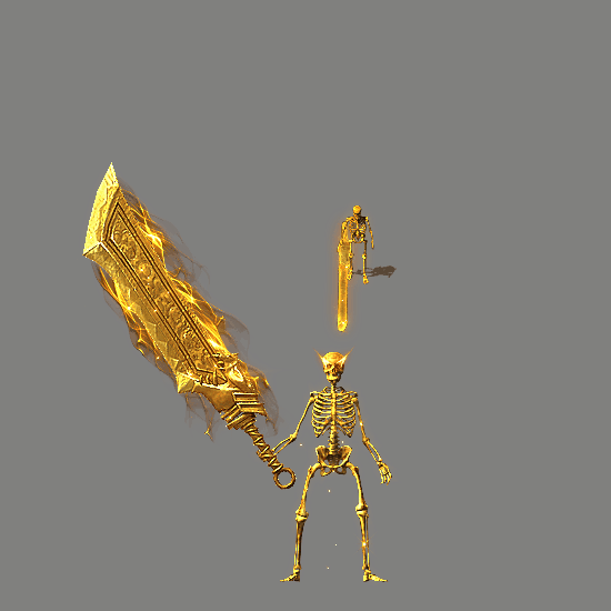 996引擎专用骷髅一体时装装备系列0051