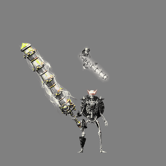 996引擎专用骷髅一体时装装备系列0052