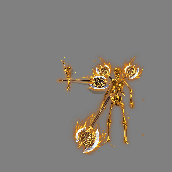 996引擎专用骷髅一体时装装备系列0054