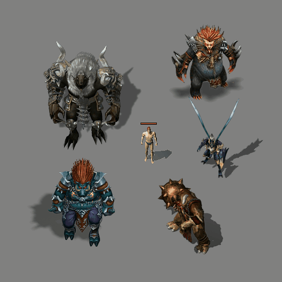 传奇通用怪物小怪系列750