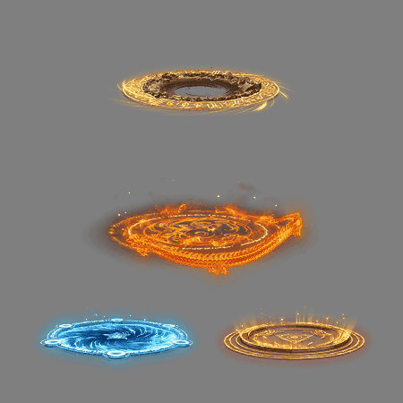 魂环光圈特效系列0299