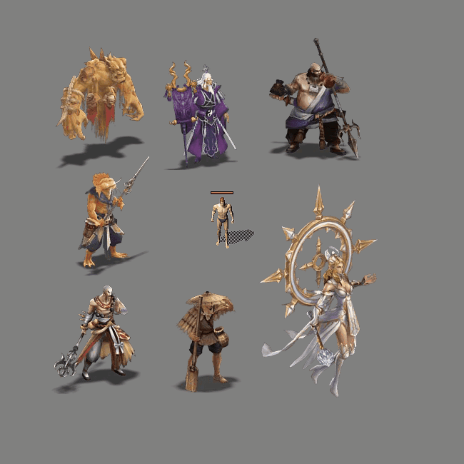 传奇通用怪物小怪系列800