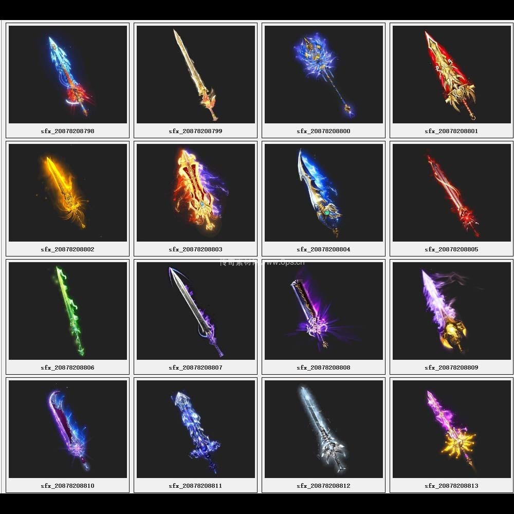 传奇素材剑甲库2