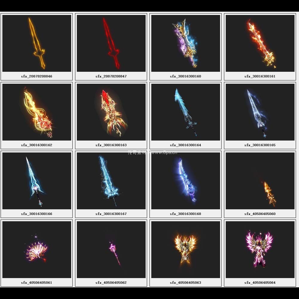 传奇素材剑甲库2