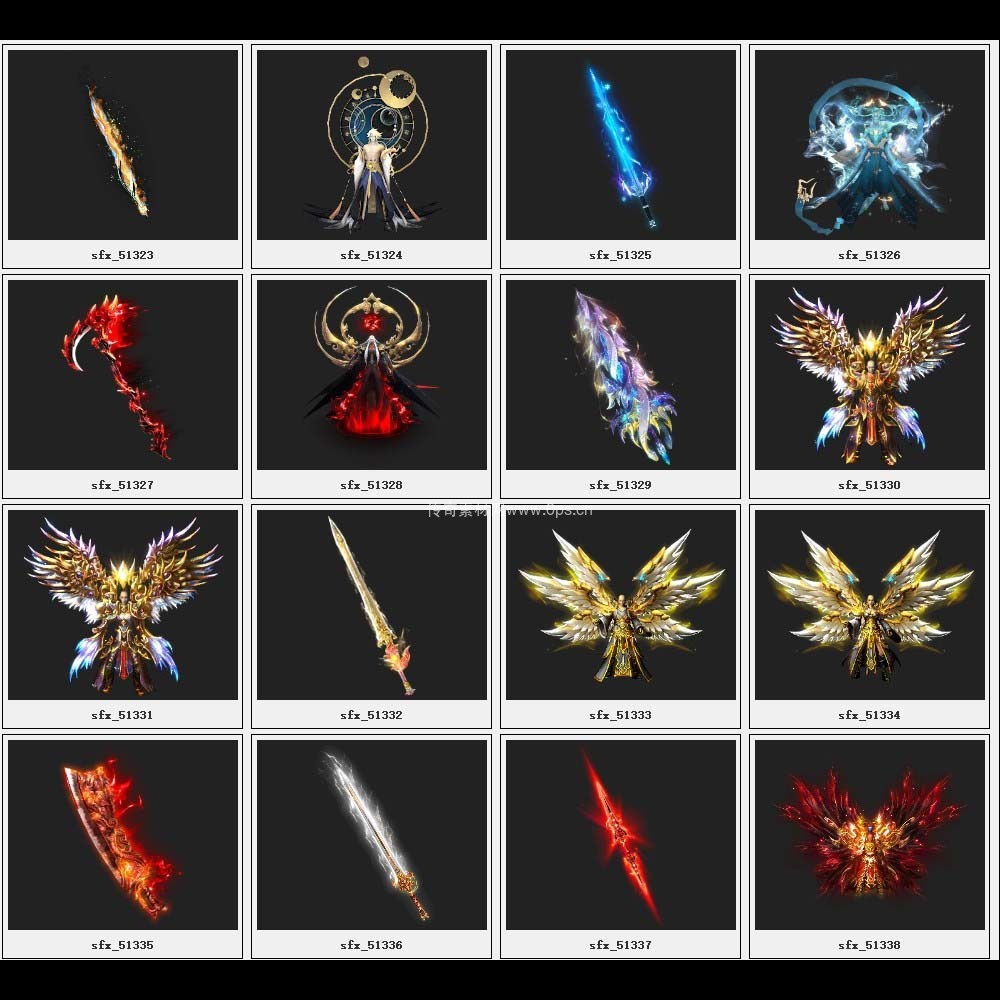 传奇素材剑甲库3