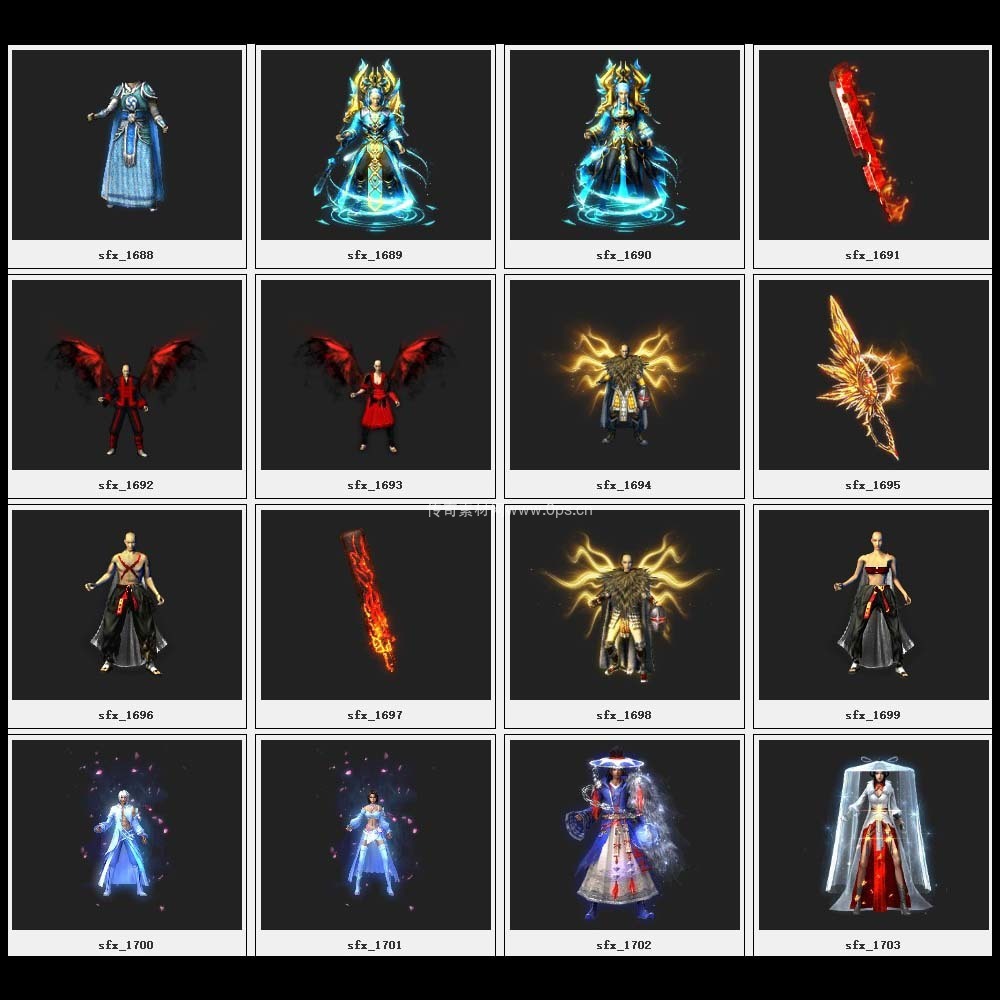 传奇素材剑甲库4