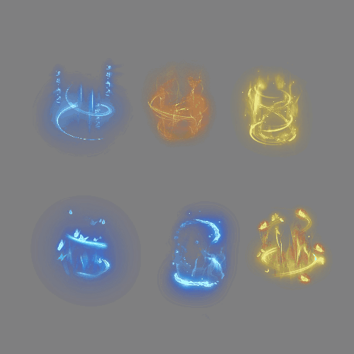 魂环光圈特效系列0350