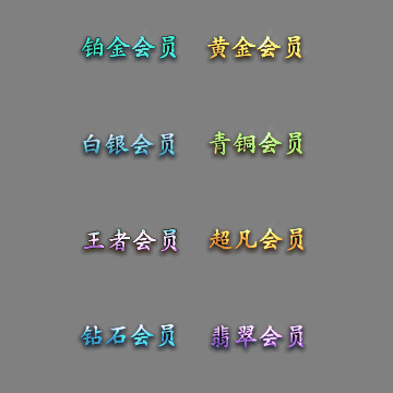 会员赞助称号系列0188