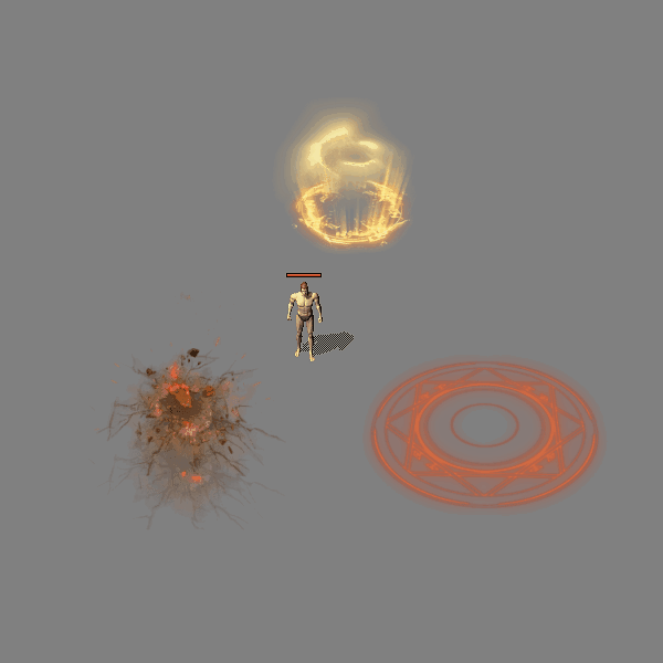 流星火雨技能特效系列16