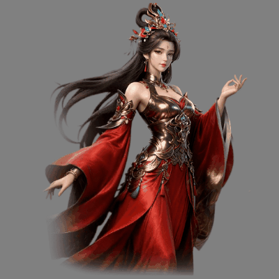 传奇美女摆件UI特效附件系列3158