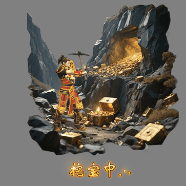 挖宝中挖矿中传奇UI特效附件系列3412